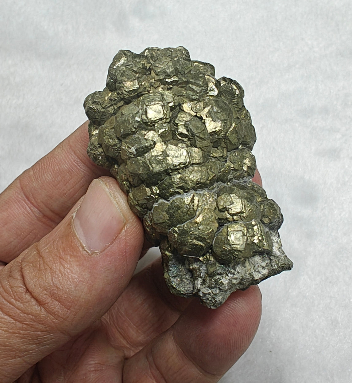 Natural pyrite marcasite crystal 152 grams