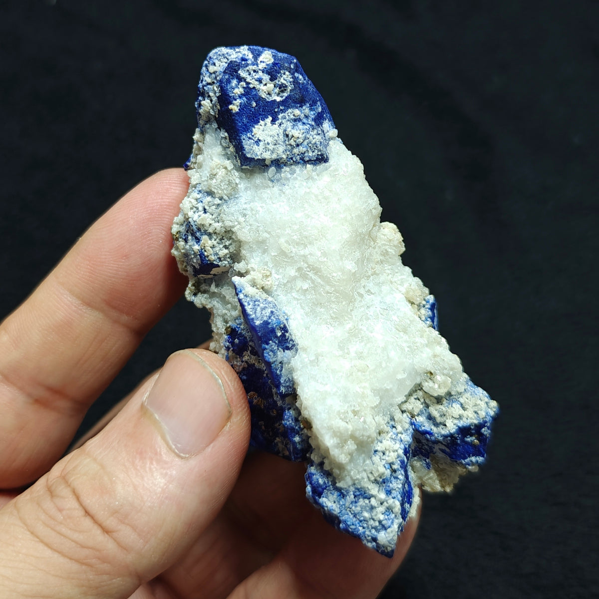 Natural Lazurite/afghanite on matrix with Pyrite 90 grams