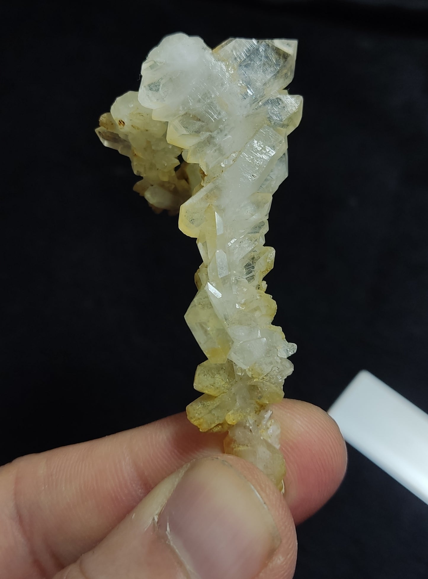Natural Chlorite Faden Quartz Cluster 23 grams