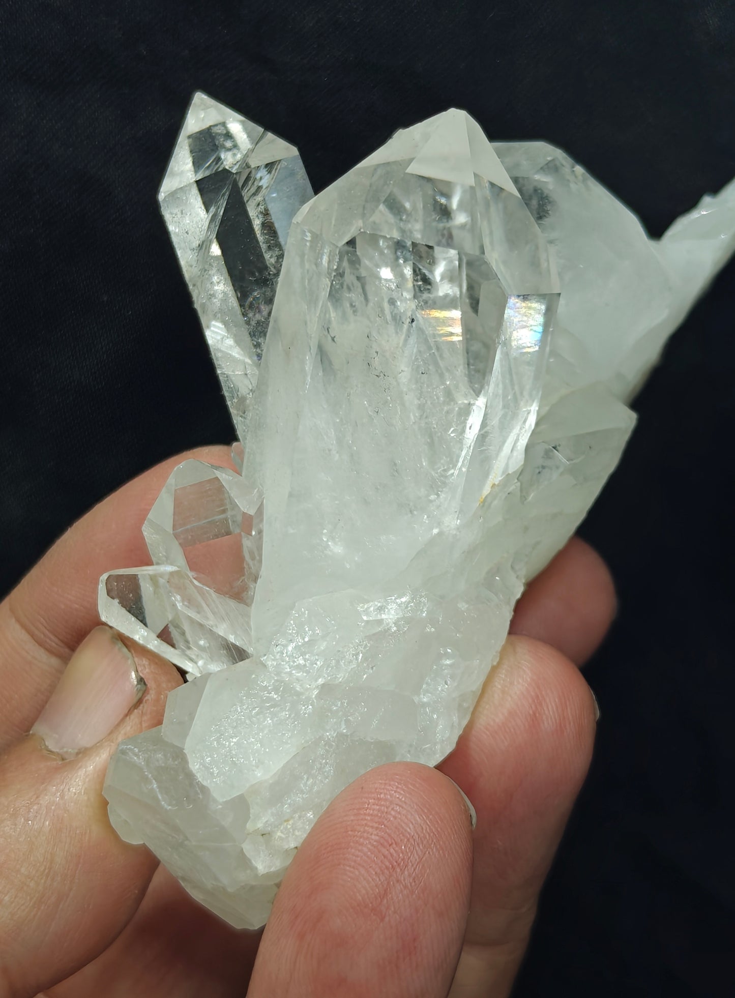 Terminated quartz Crystal 155 grams