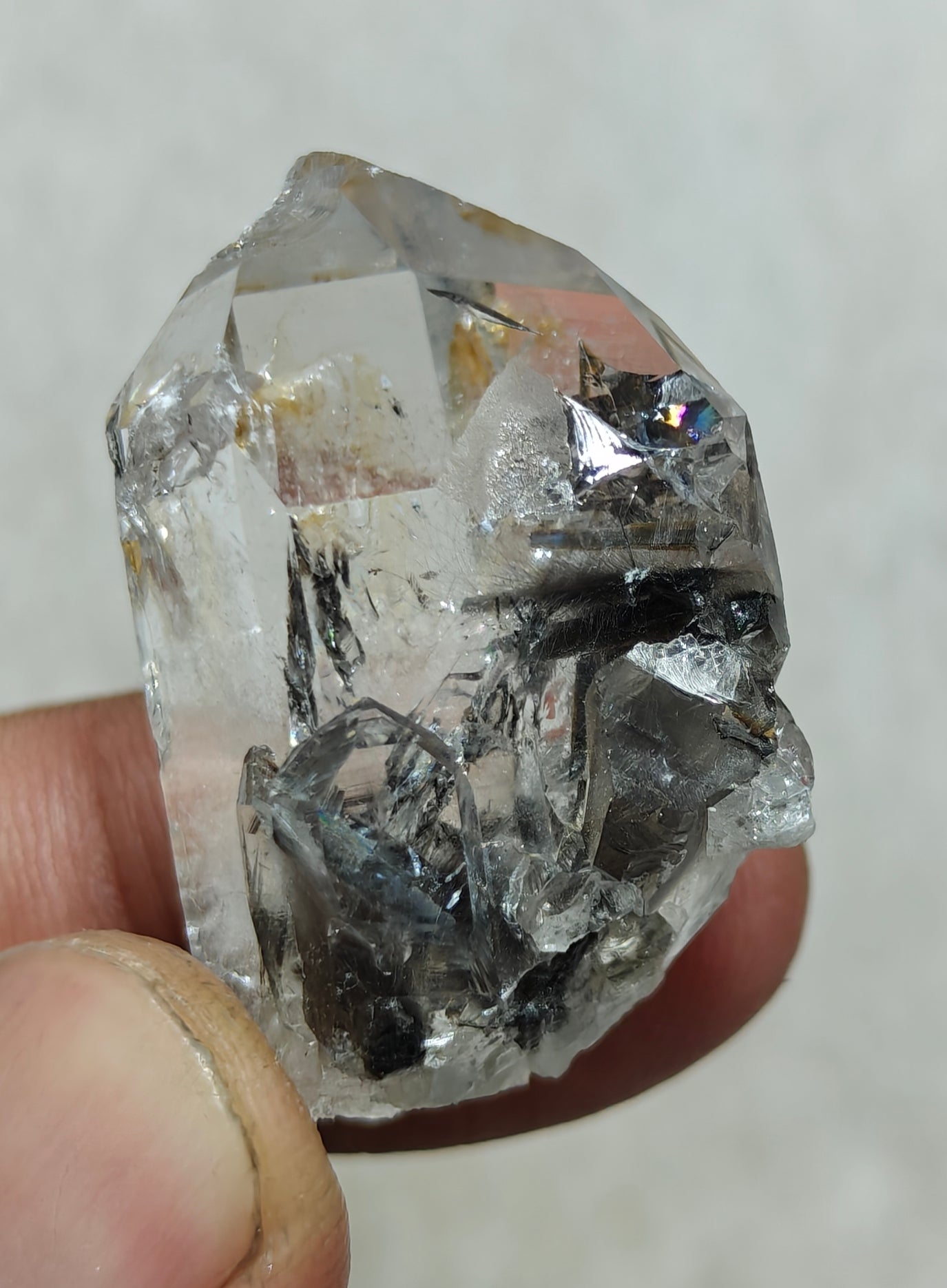 Brookite included Quartz Crystals 23 grams