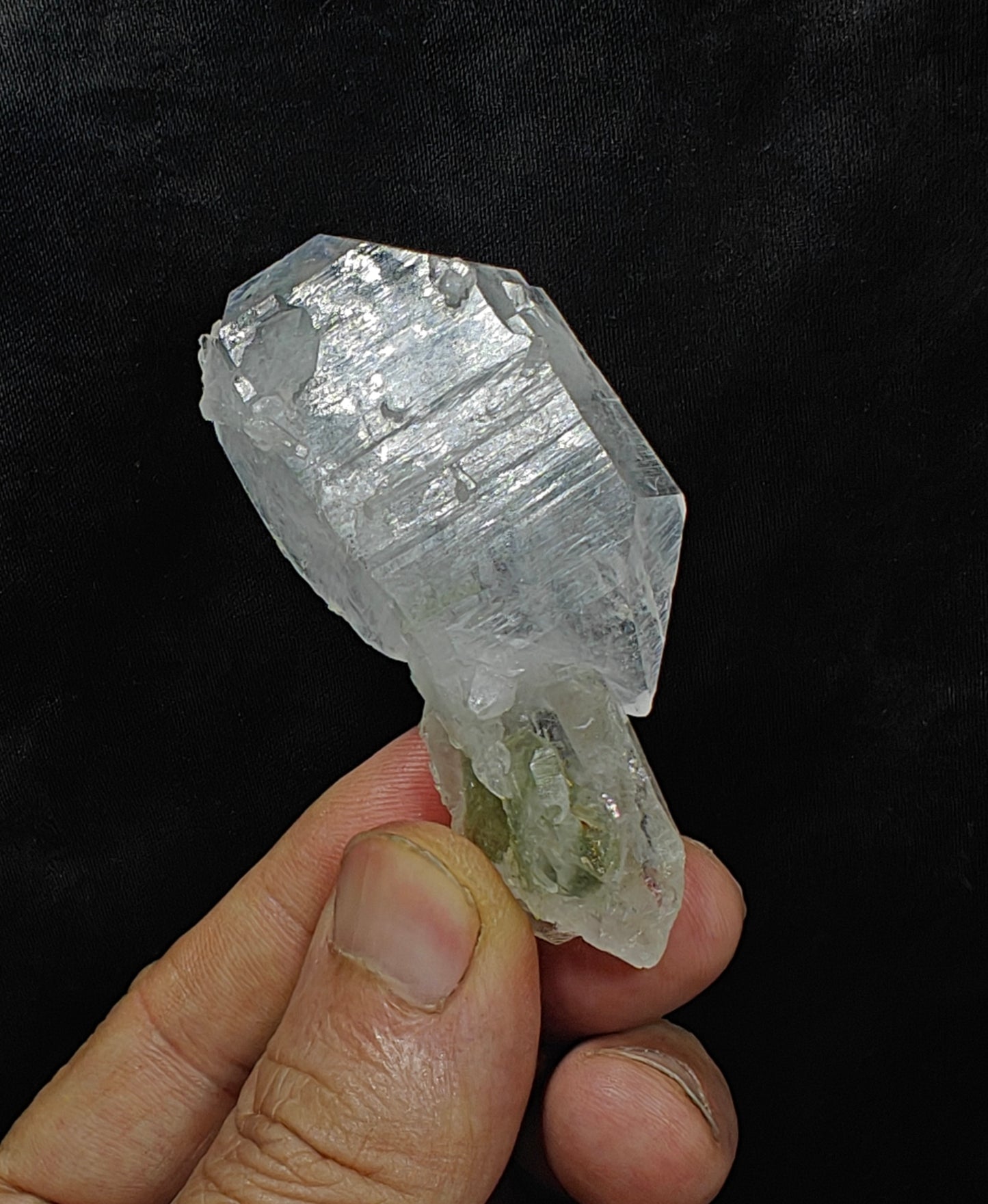 Faden Quartz crystal with some chlorite inclusions 46 grams
