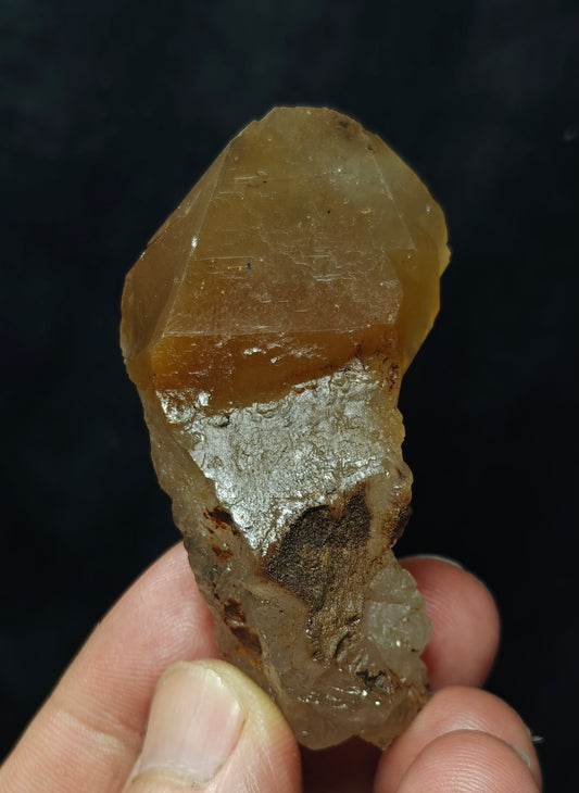 Astrophyllite included terminated Quartz Crystal 58 grams