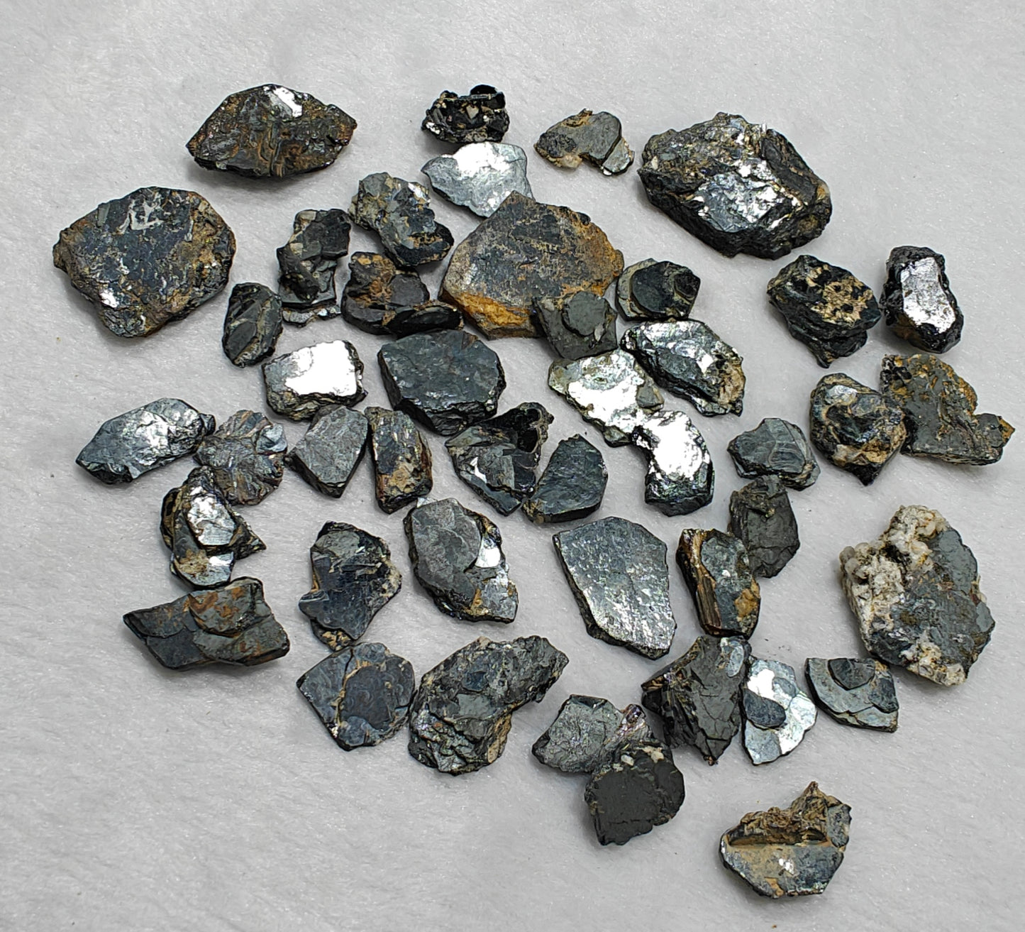 Natural Hematite crystals lot 220 grams