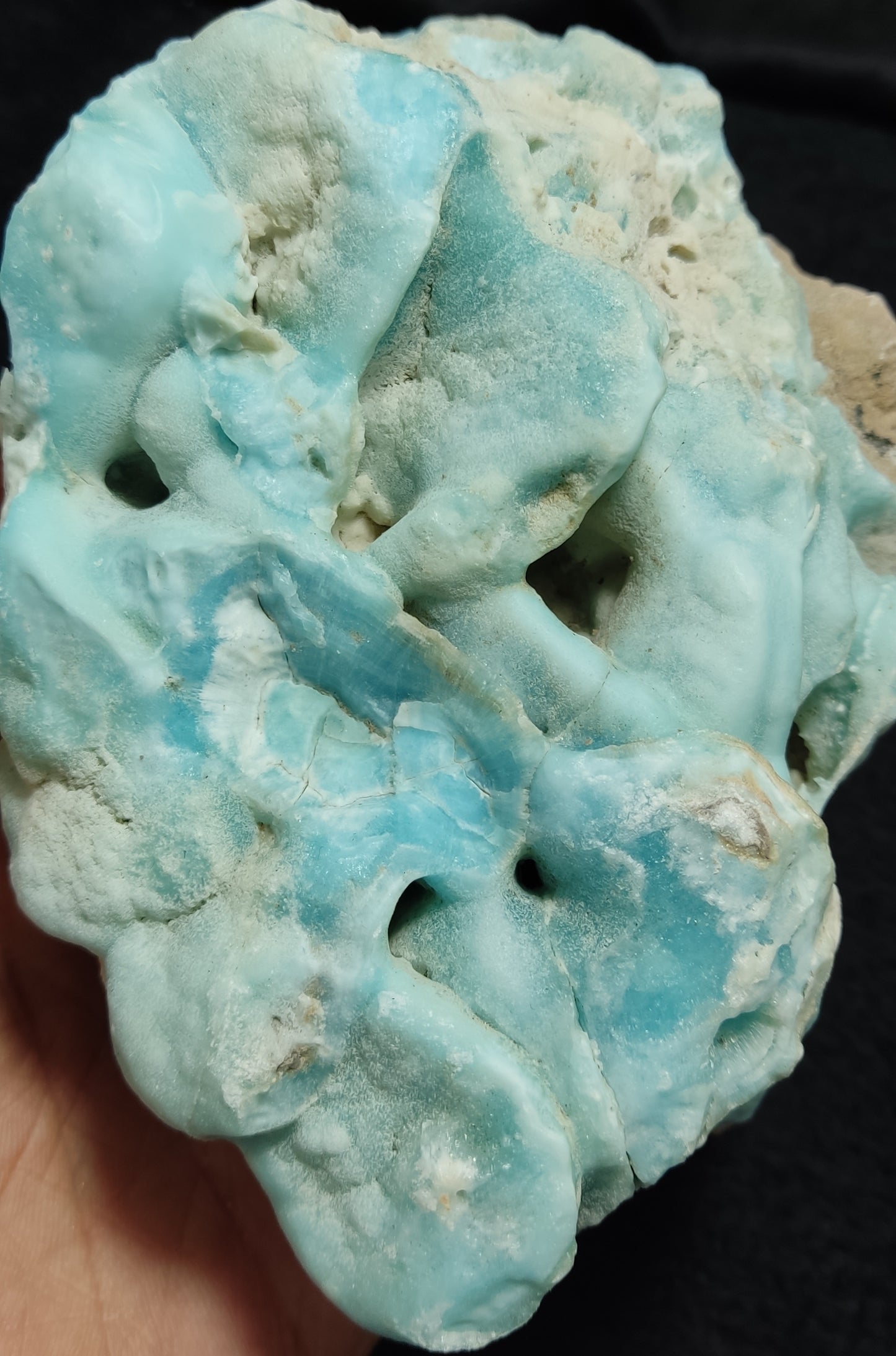 Natural Blue Aragonite 754 grams