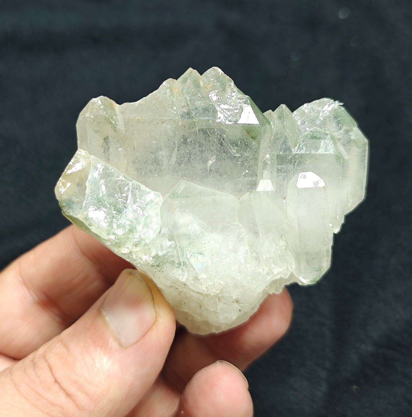 Natural terminated Chlorite Quartz 118 grams