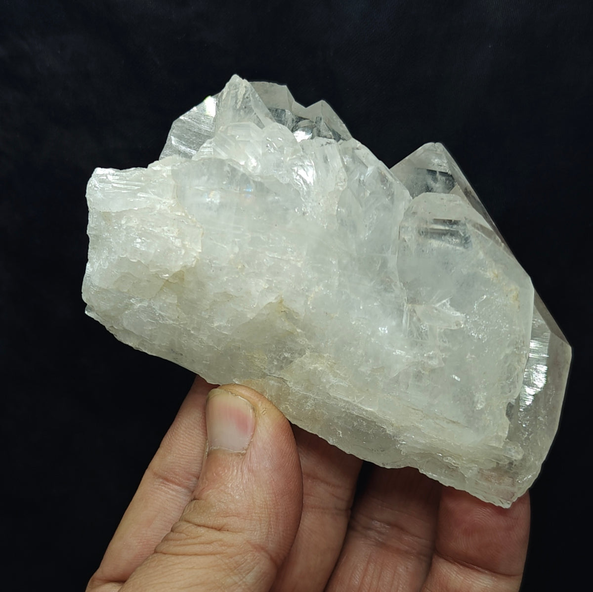Natural faden quartz crystal 249 grams