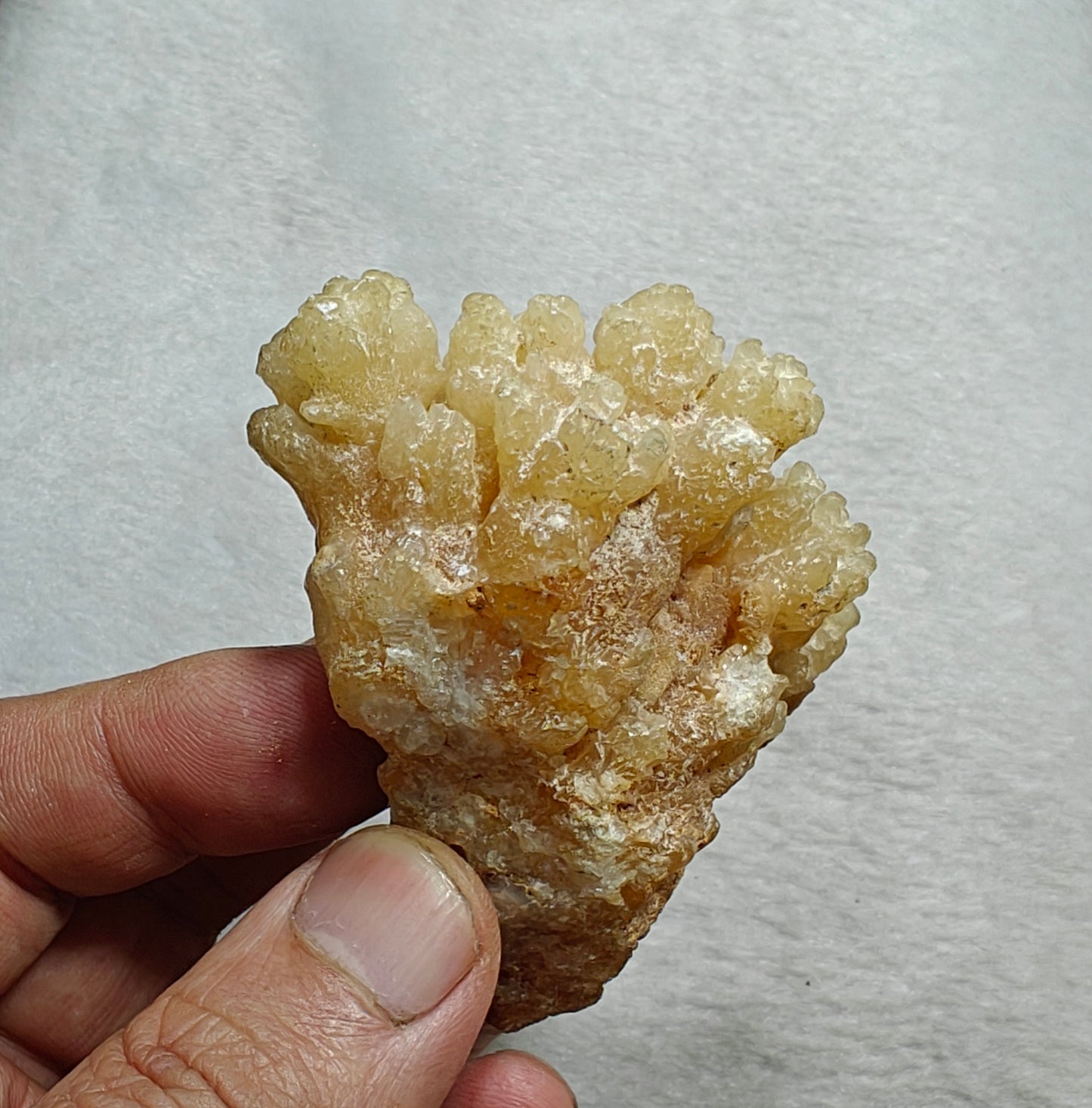 Aragonite flower shape natural terminated crystals 112 grams