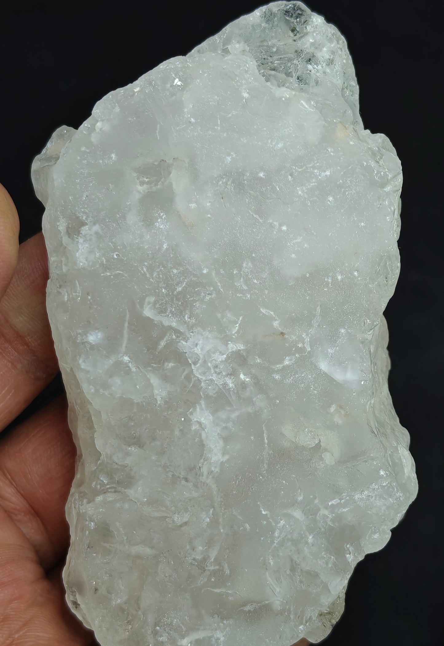 Natural etched pollucite 402 grams