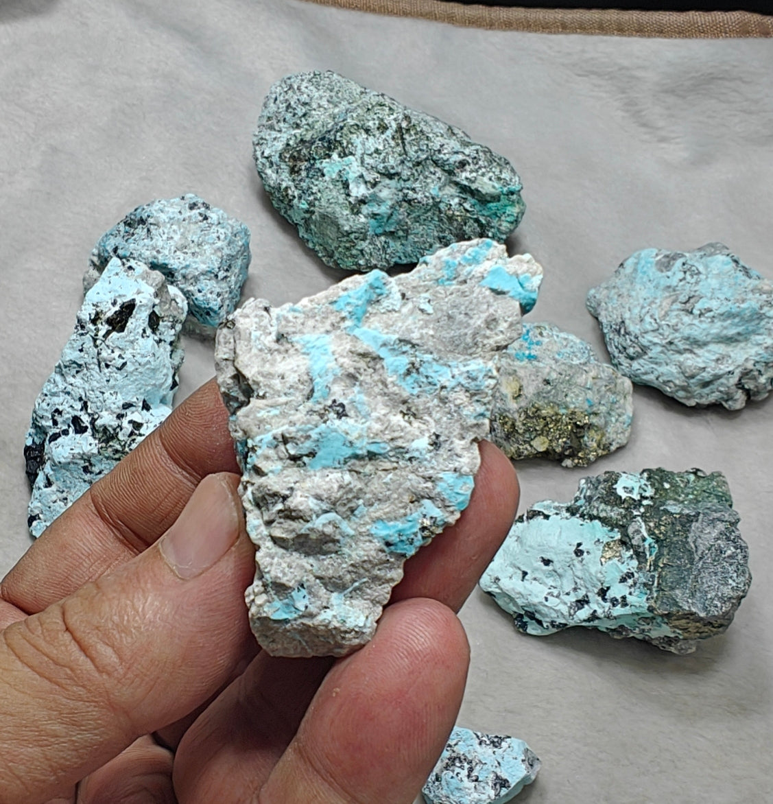 Lot of Natural turquoise 1 kg