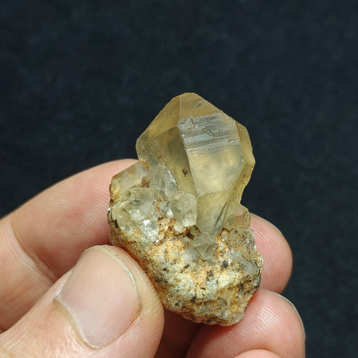 Aegirine included astrophyllite Quartz Crystal 20 grams