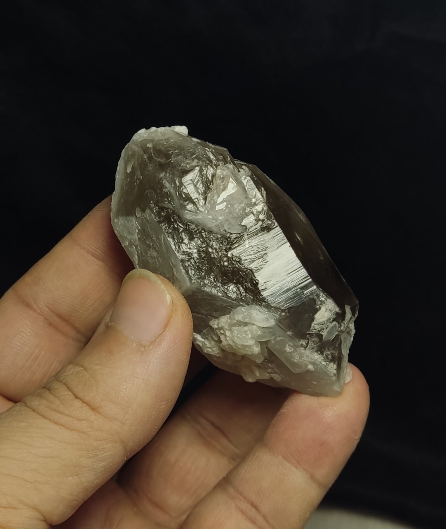 Natural Double Terminated Smoky Quartz Crystal 106 grams