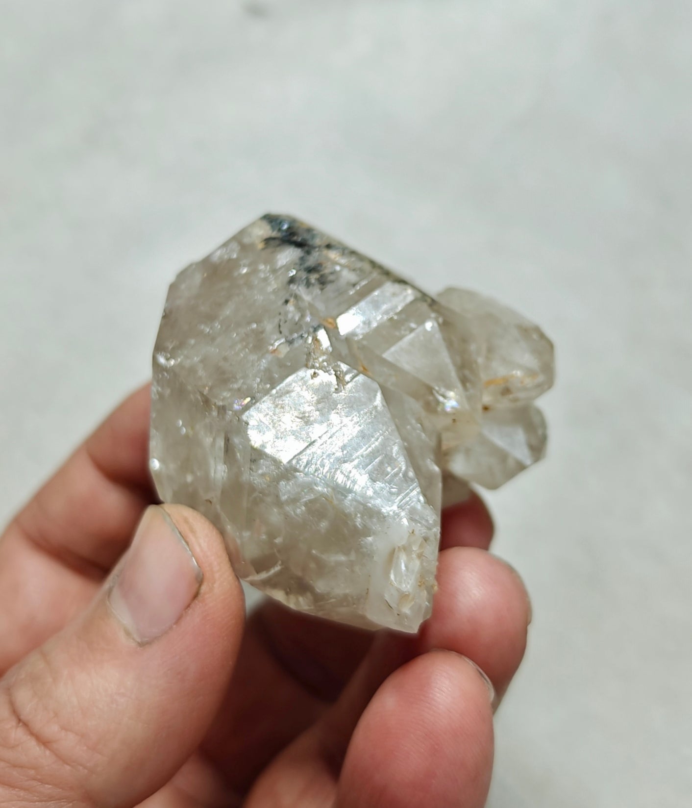 Double terminated skeletal quartz crystal 145 grams