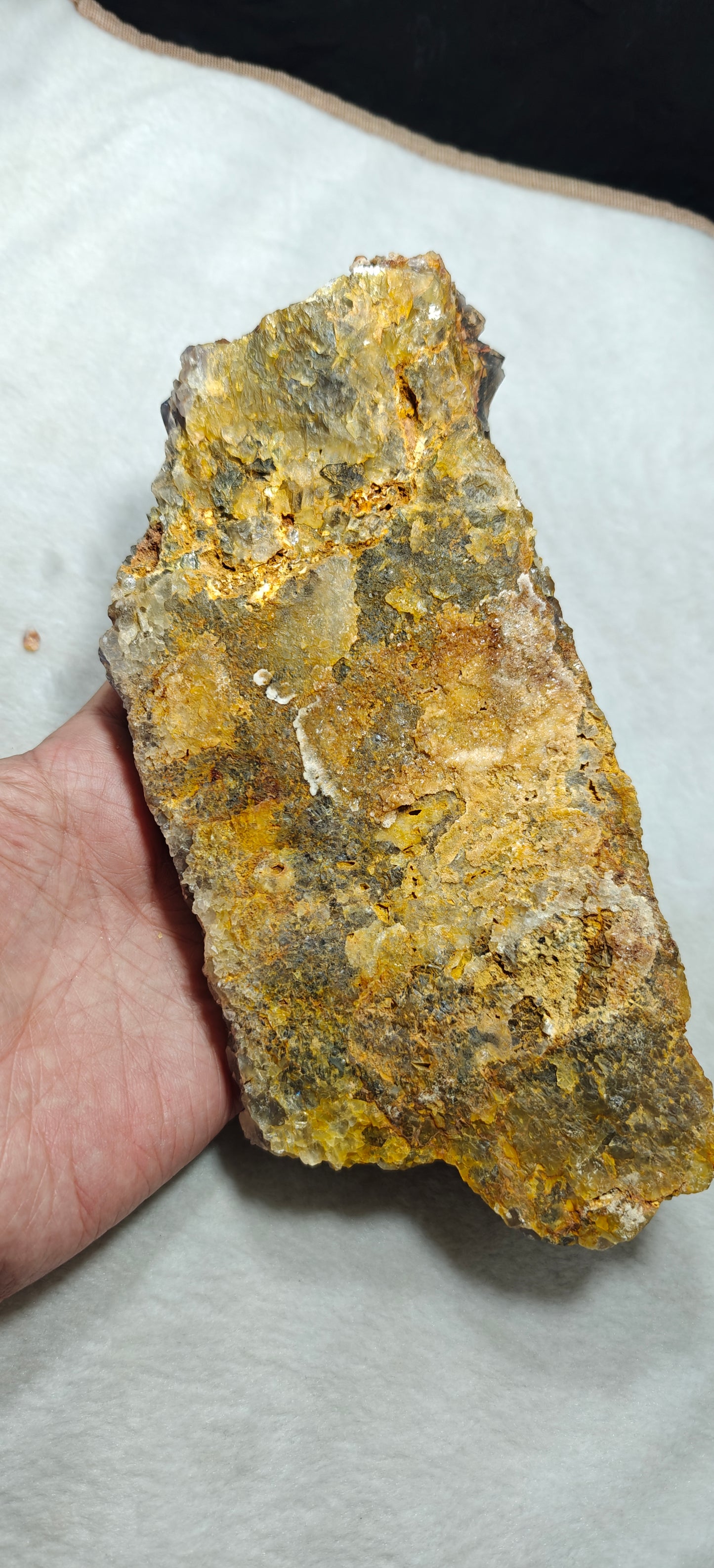Amazing Fluorite clusters plate 1350 grams