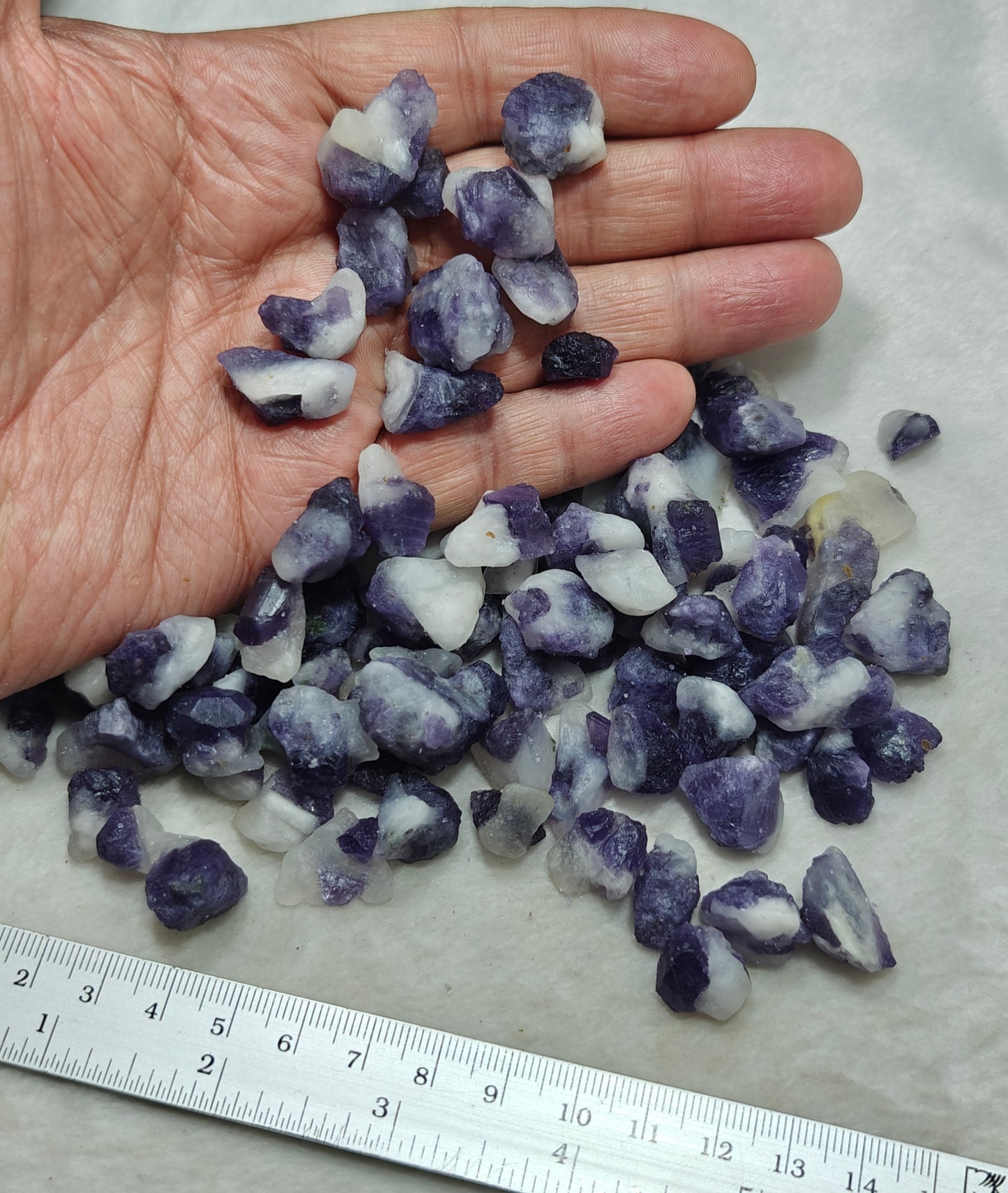 Purple scapolite collection 190 grams