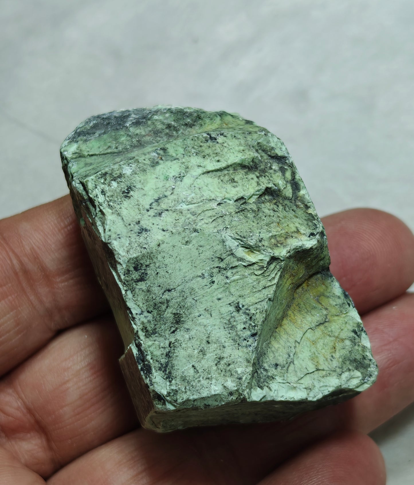 Natural green variscite chunk 101 grams