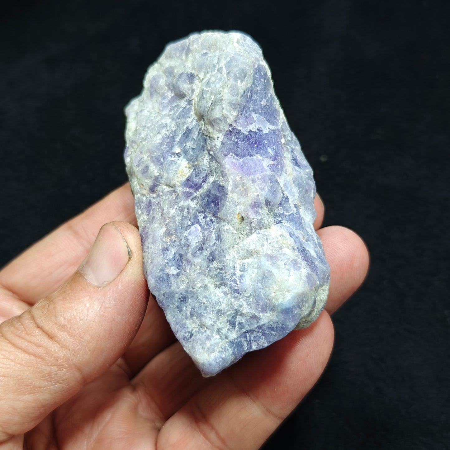 An amazing specimen hackmanite on matrix highly Tenebrescent 145 grams