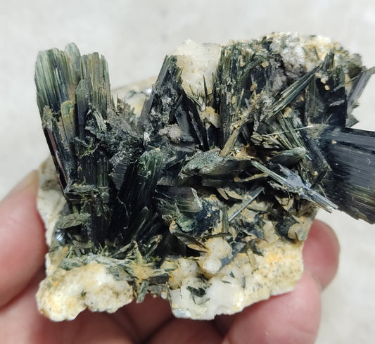 Natural aegirine cluster 217 grams