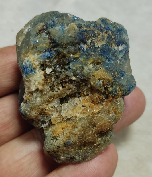 Partly Fluorescent natural afghanite/sodalite on matrix 87 grams