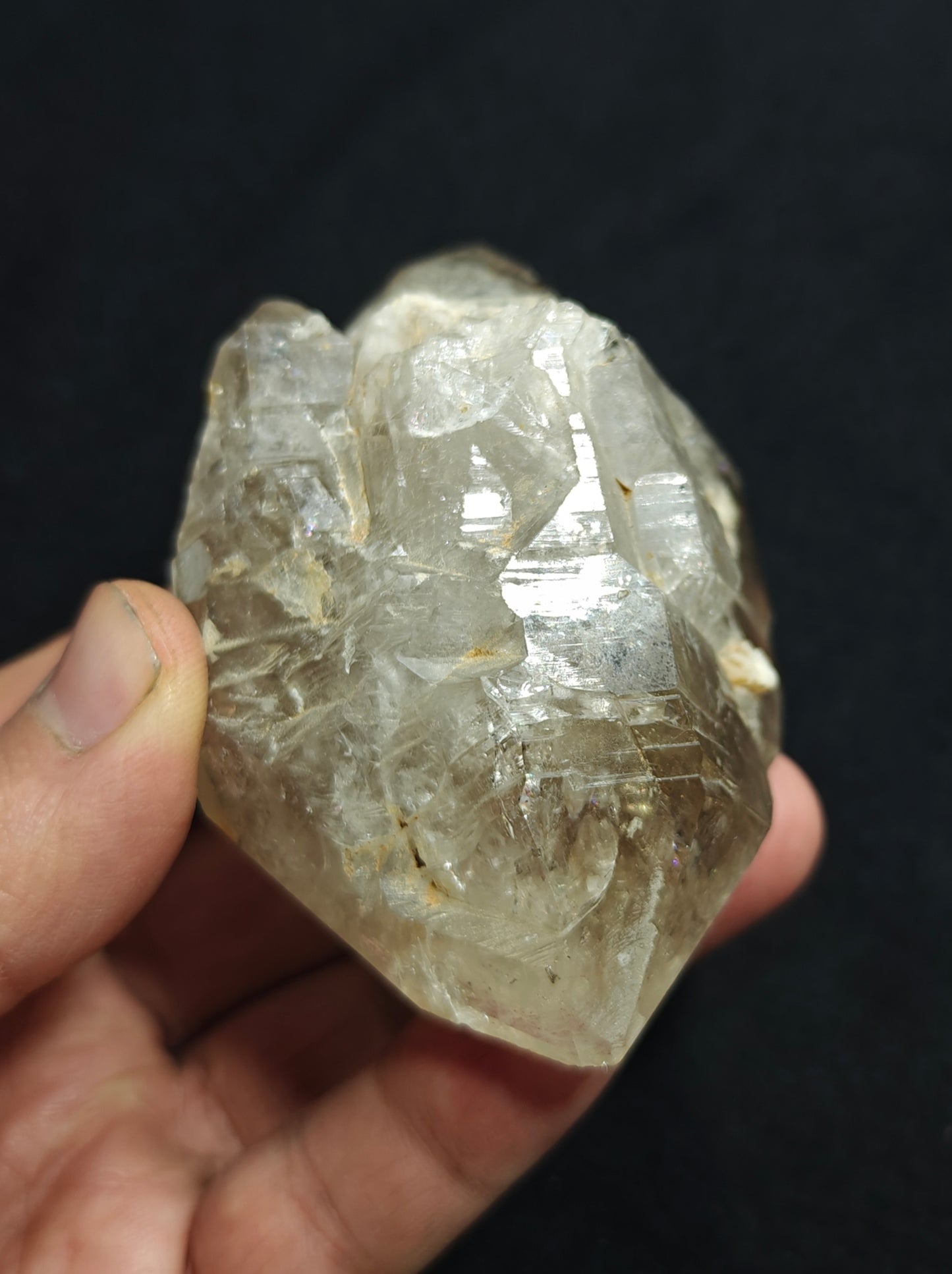 Double terminated fenster Quartz Crystal 254 grams
