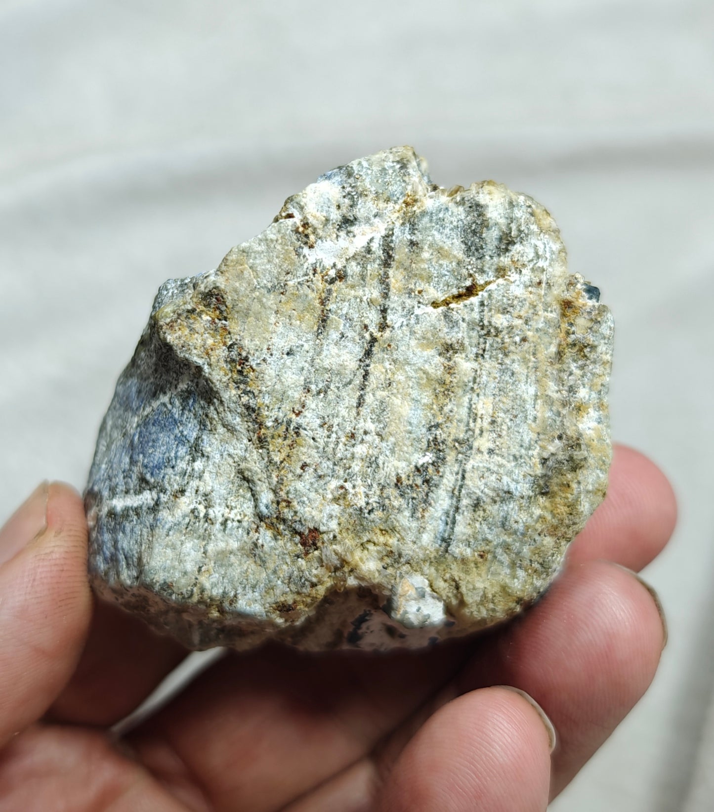 Afghanite Fluorescent in matrix with some pyrite 190 grams