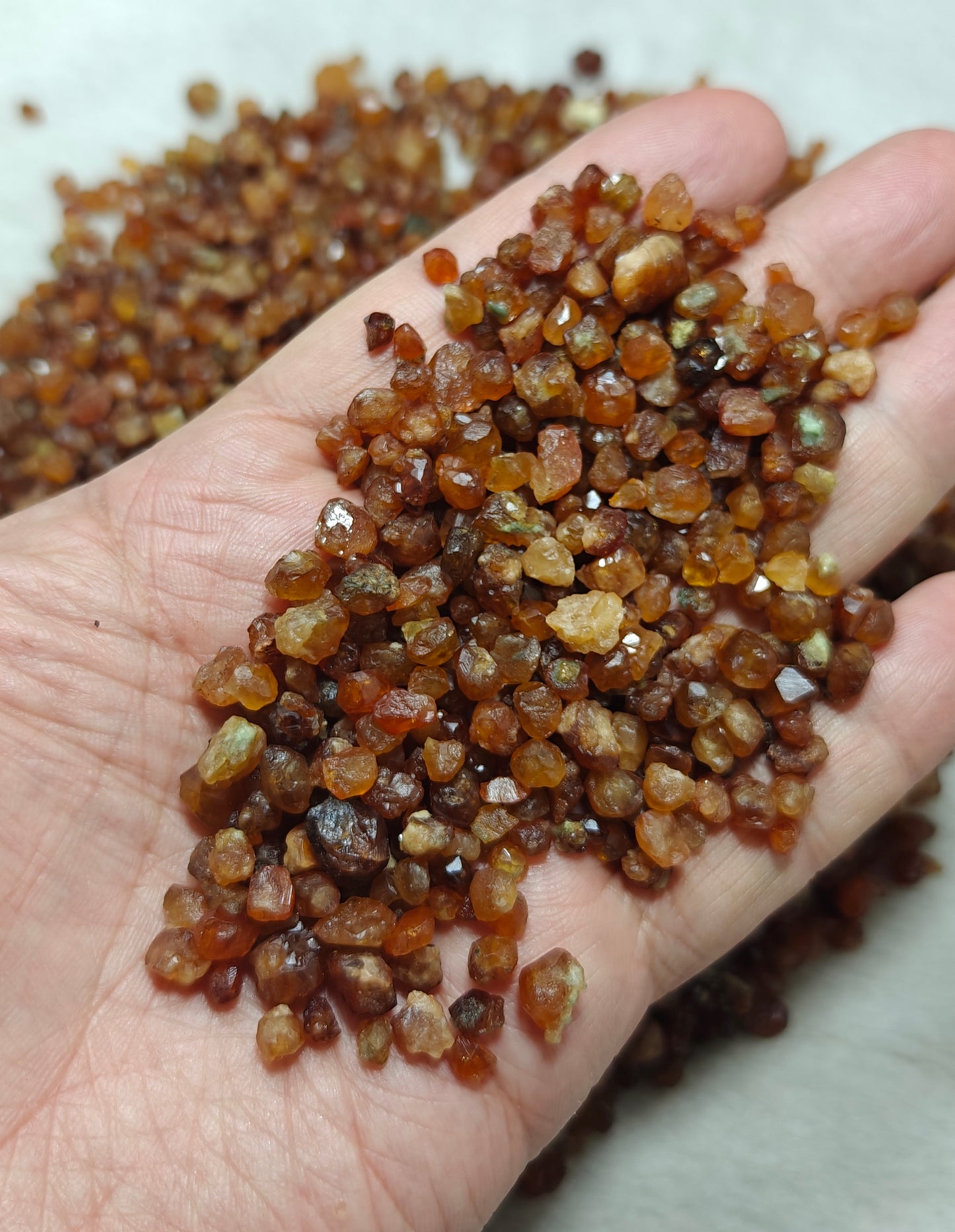 500 grams grossular garnet collection