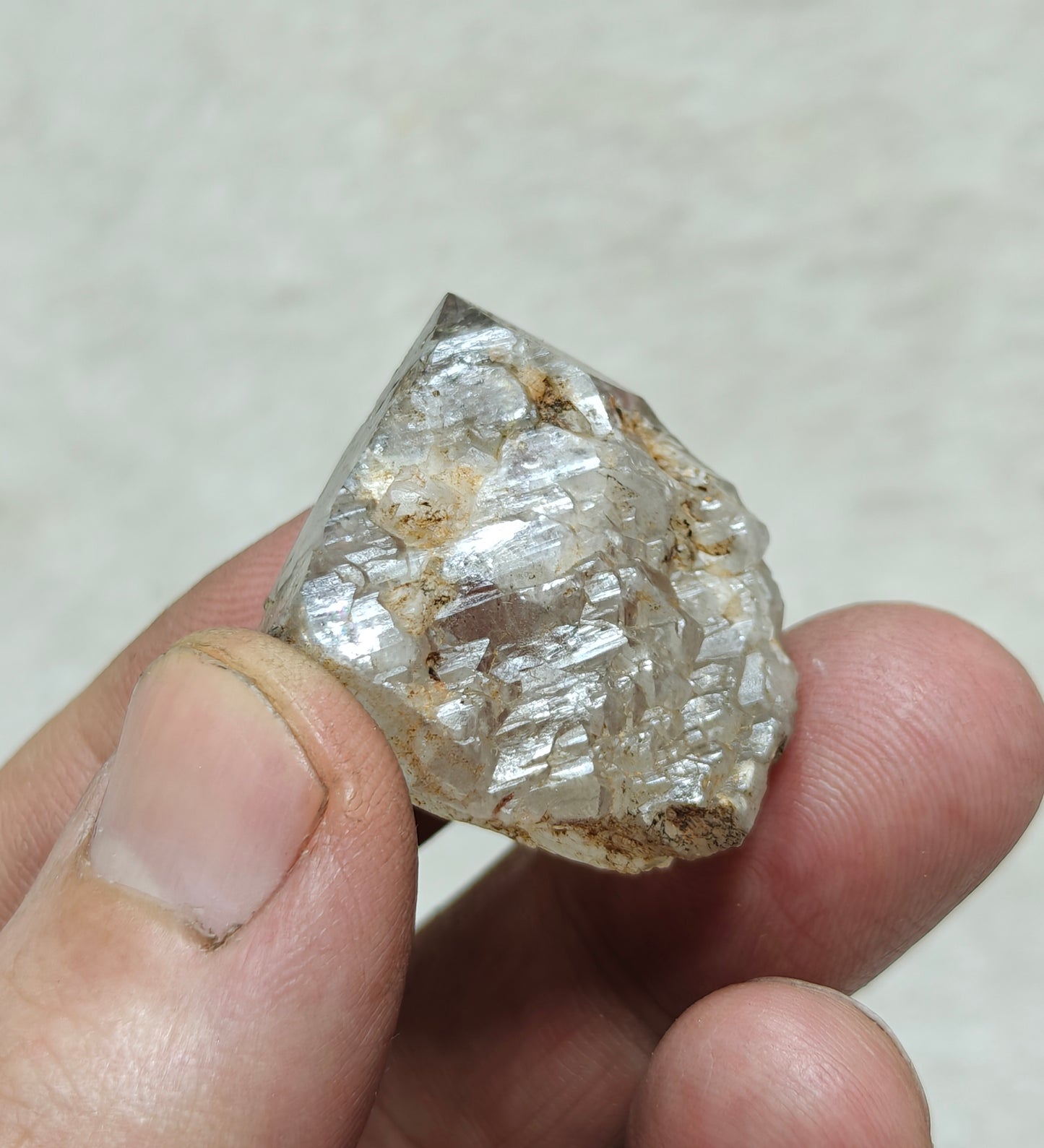 Natural terminated rutiles included quartz crystal 20 grams
