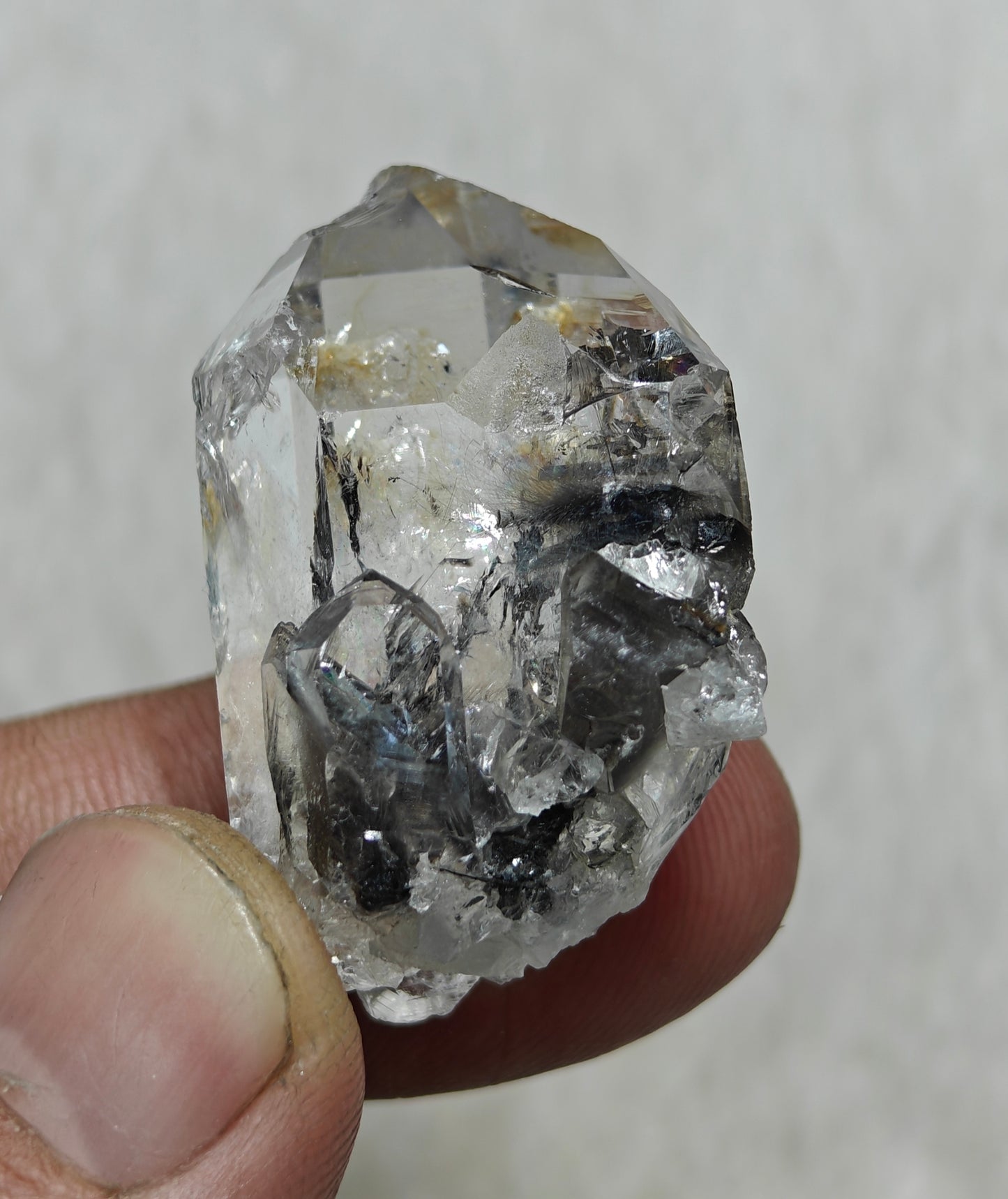 Brookite included Quartz Crystals 23 grams