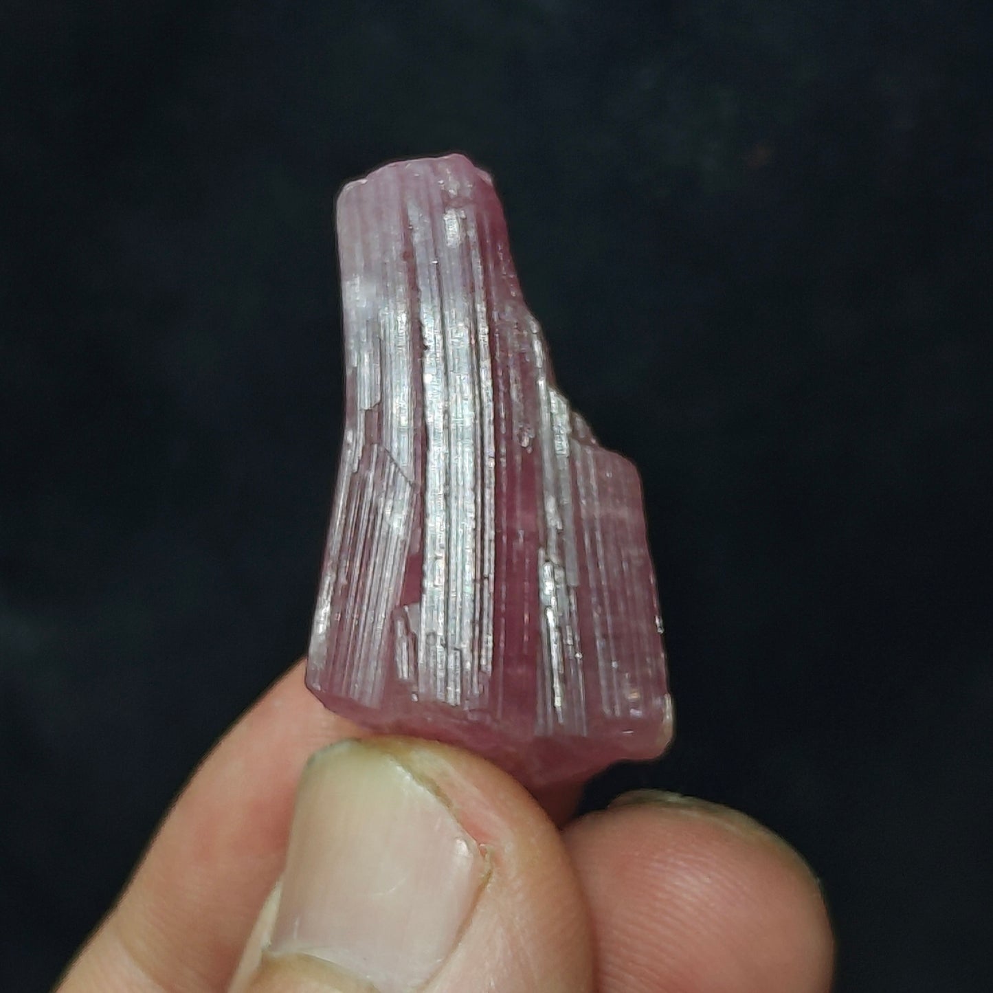 pink Tourmaline crystal 52 carats