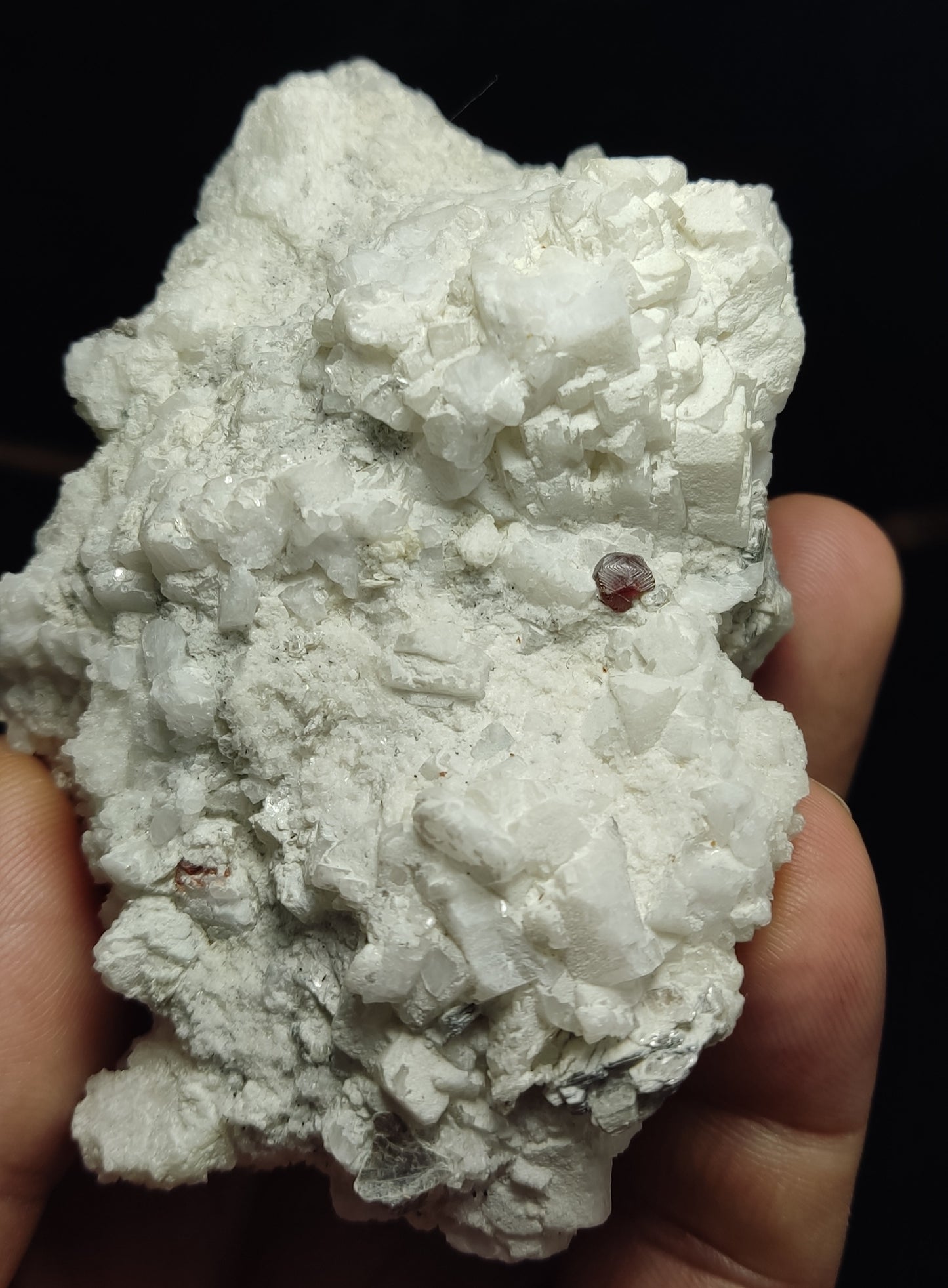 Spessartine Garnets on Matrix with Muscovite 315 grams