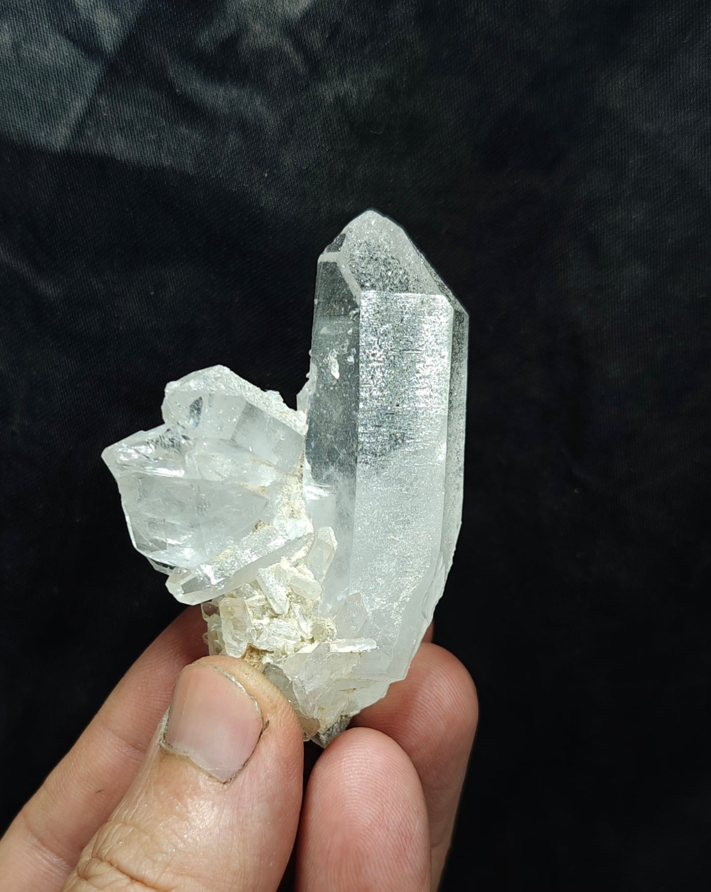 Natural Clear Quartz cluster 74 grams