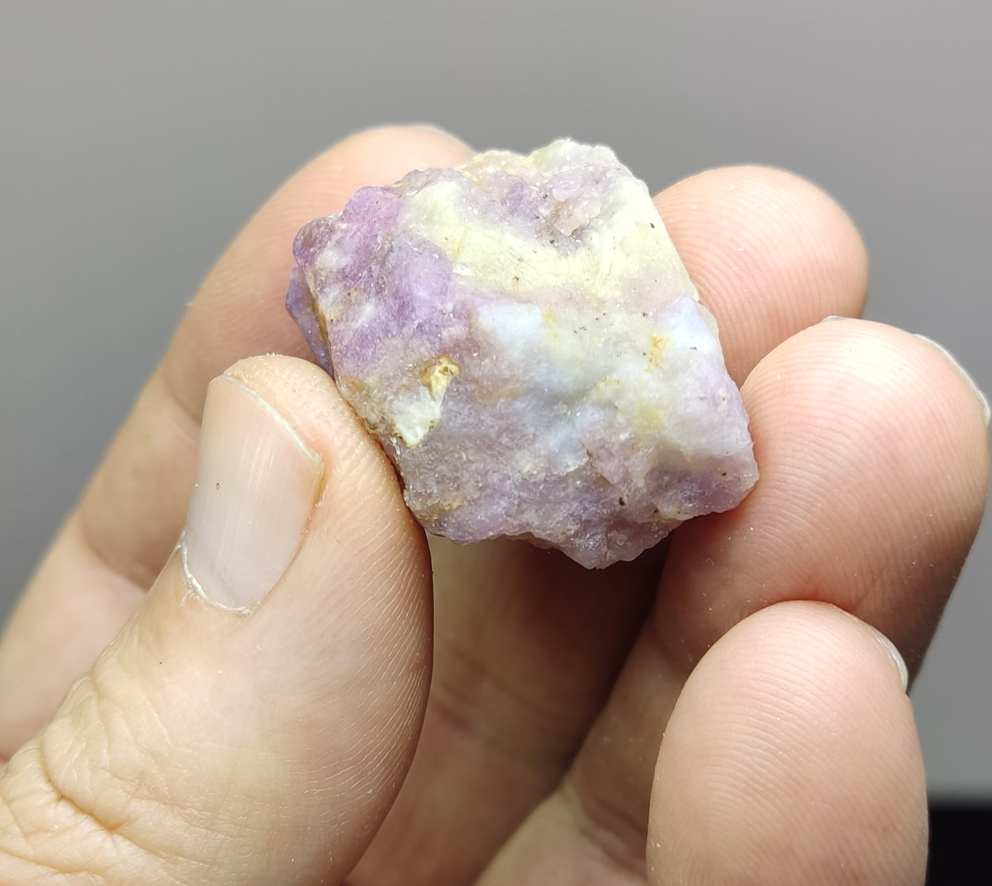 An amazing specimen hackmanite on matrix highly Tenebrescent 17 grams