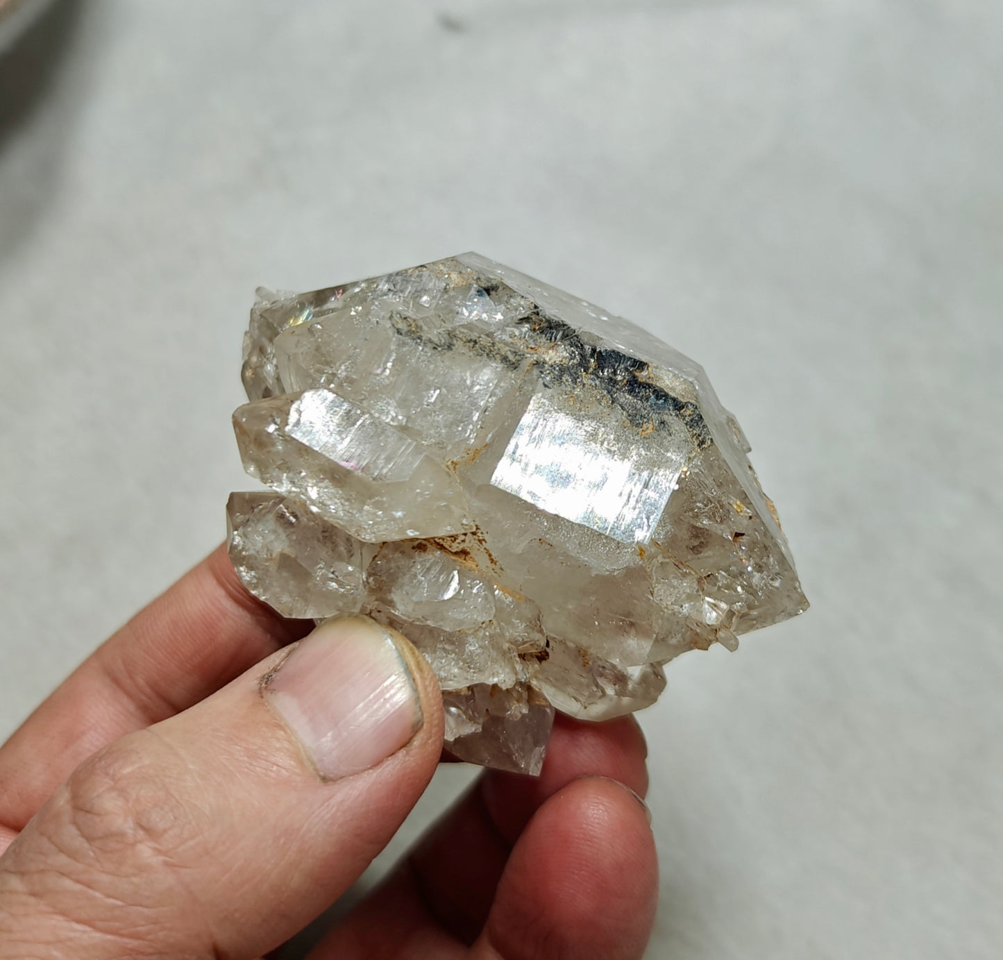 Double terminated skeletal quartz crystal 145 grams