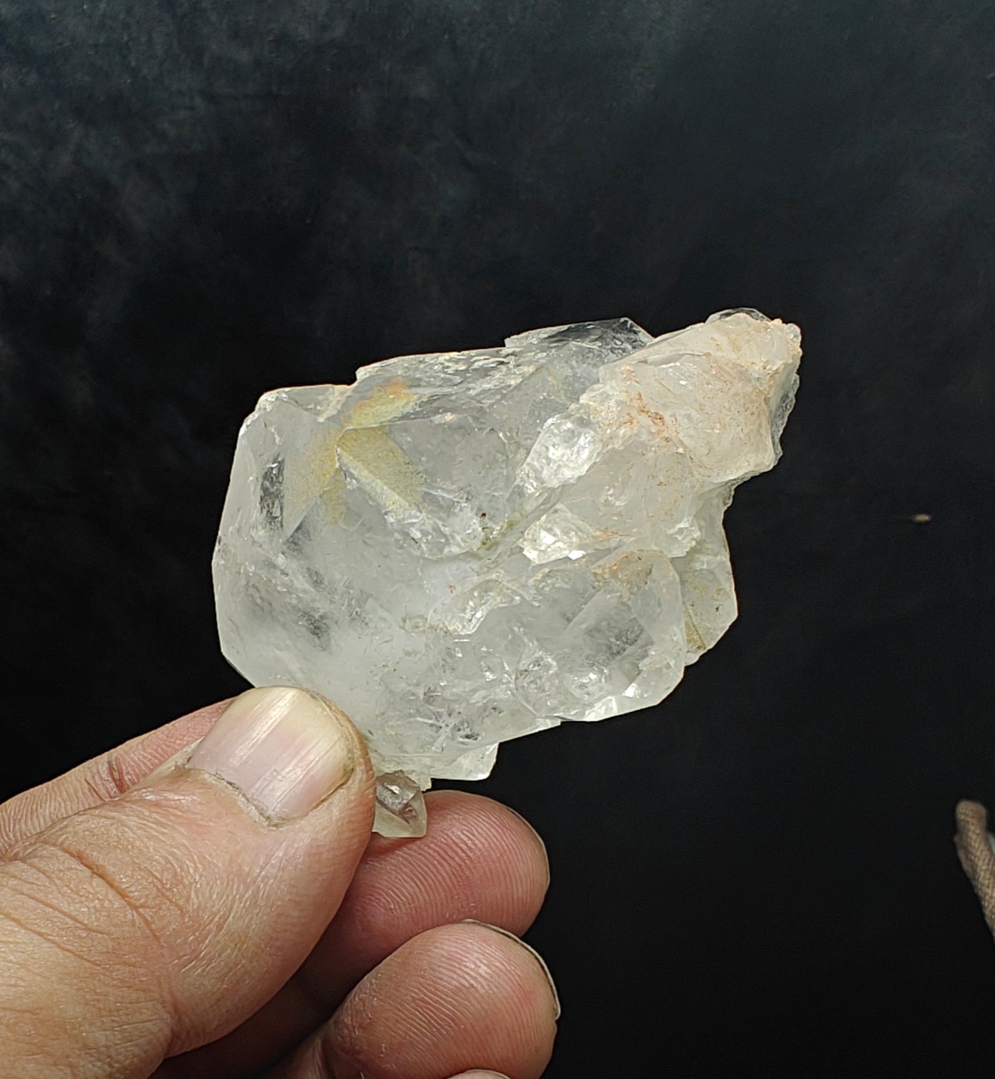 Natural faden quartz crystal 74 grams