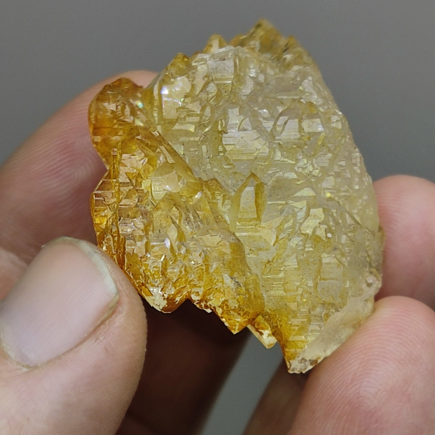 Natural Yellow Quartz Crystal 28 grams