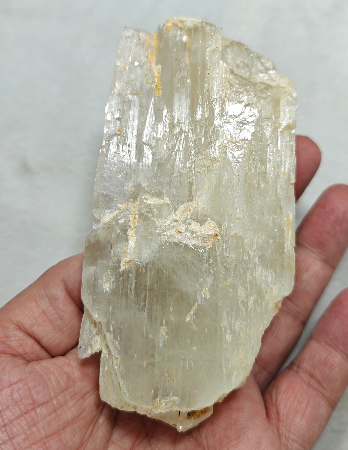 Natural spodumene crystal 548 grams