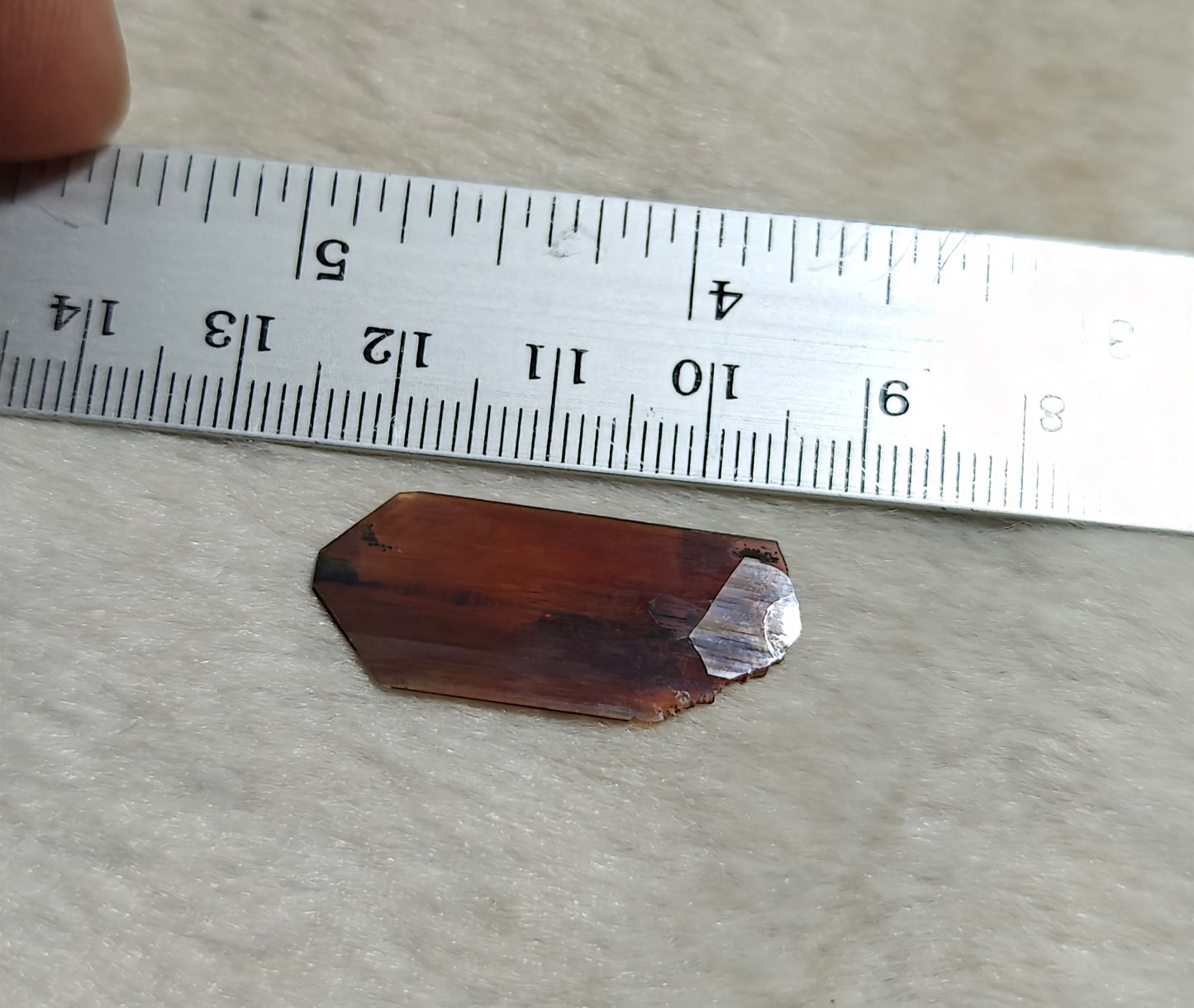 Natural rare brookite crystal 3 carats