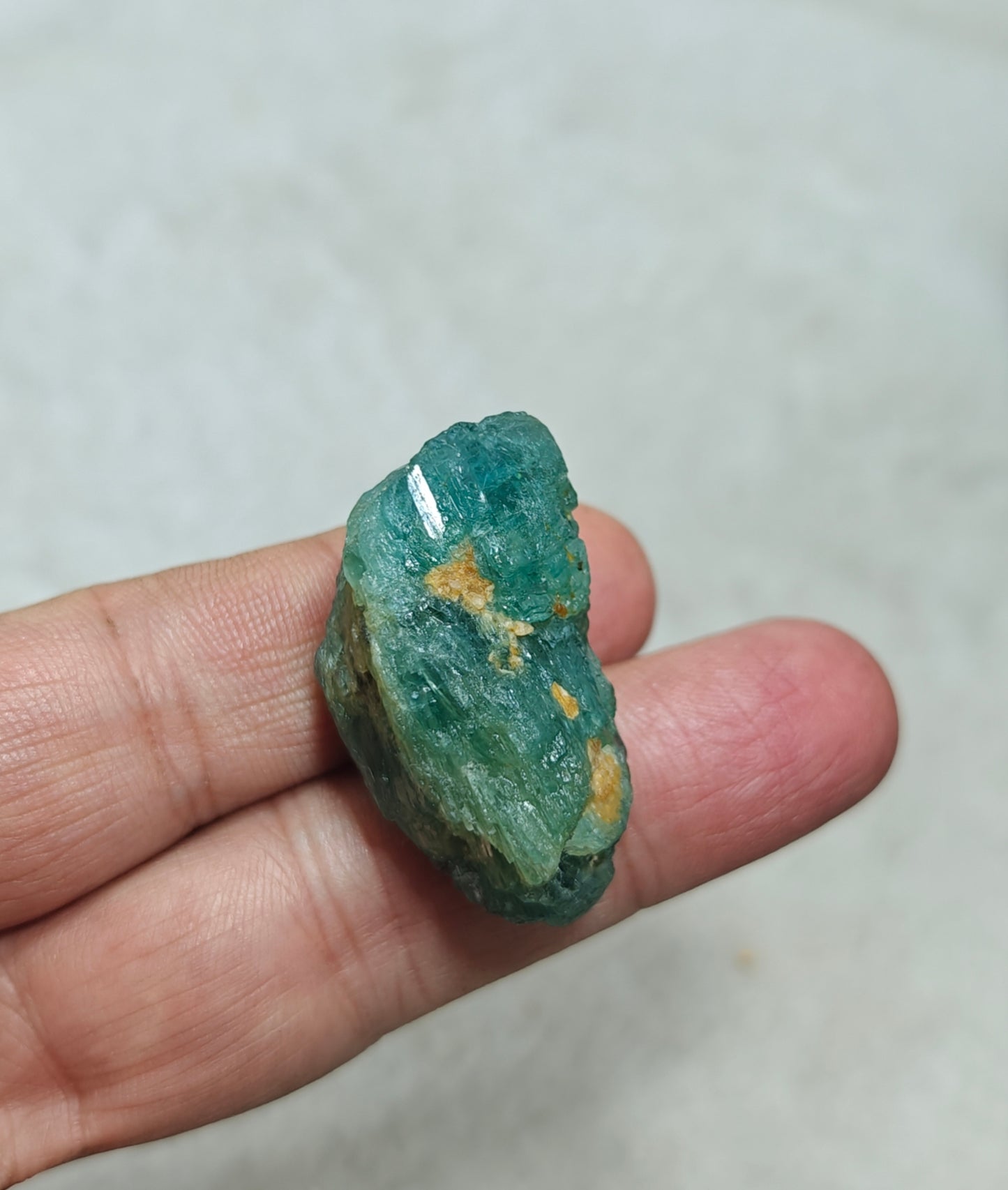 Single beautiful natural rare Grandidierite rough piece 22 grams