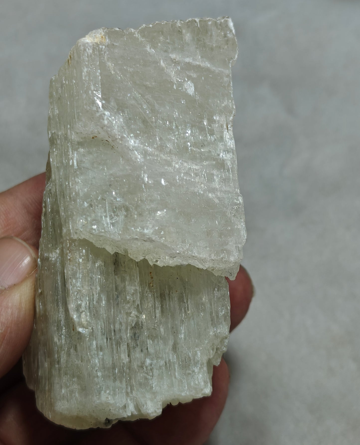 Natural spodumene crystal 264 grams