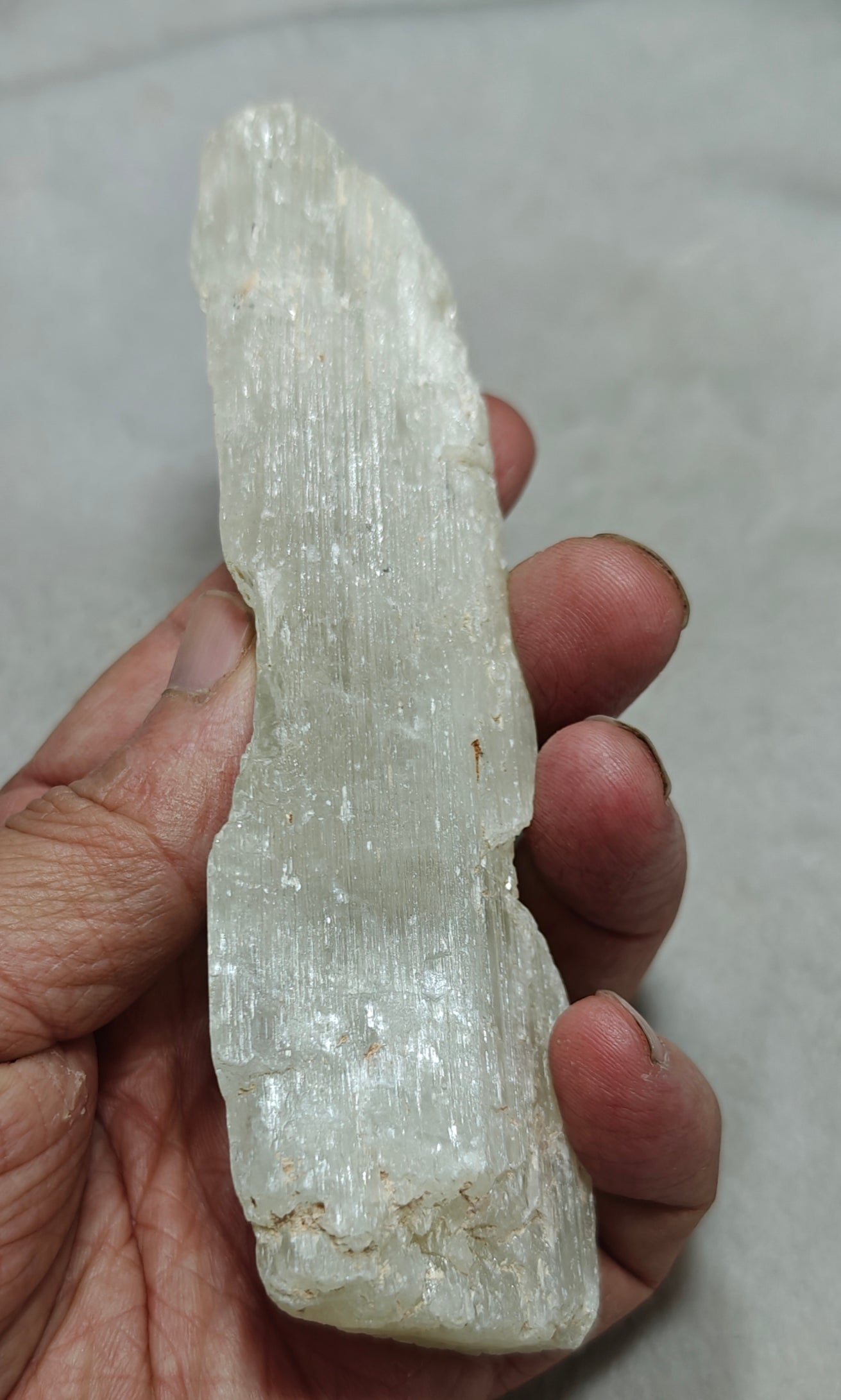 Terminated spodumene crystal 208 grams