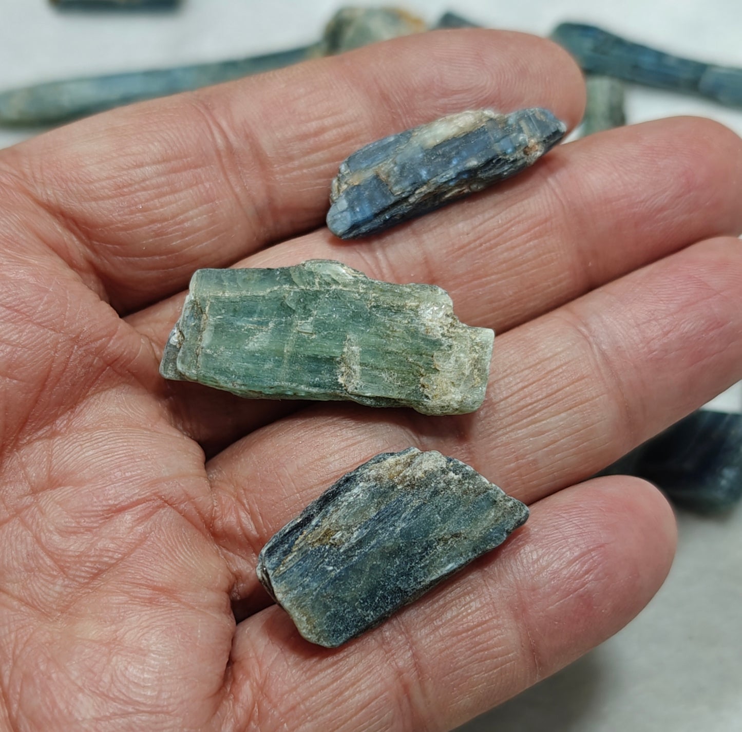 Natural kyanite crystals collection 150 grams