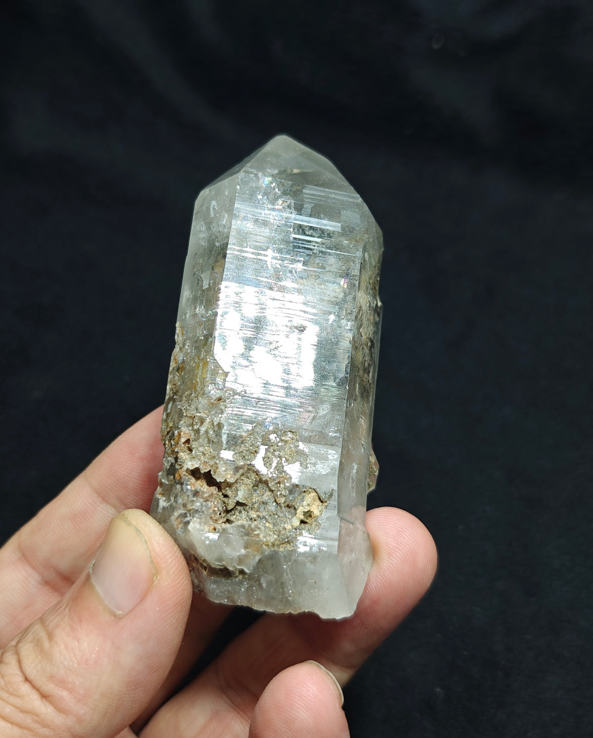 Chlorite Quartz crystal 116 gram