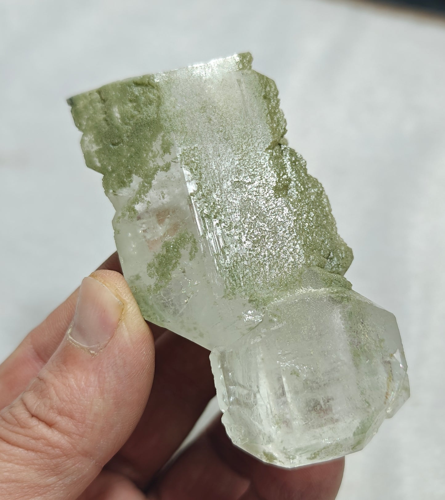 Faden/Chlorite Quartz Crystal 127 grams