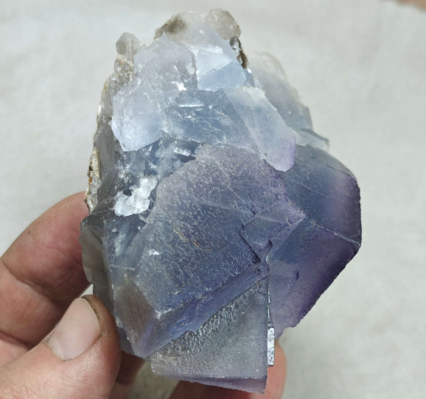Purple and Blue Fluorite 420 grams