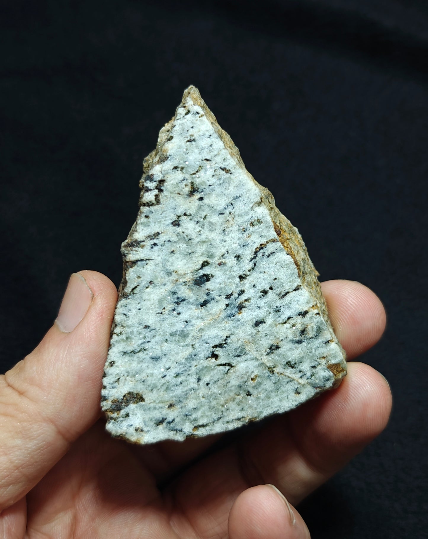 Astrophyllite Quartz Crystal on matrix 104 grams