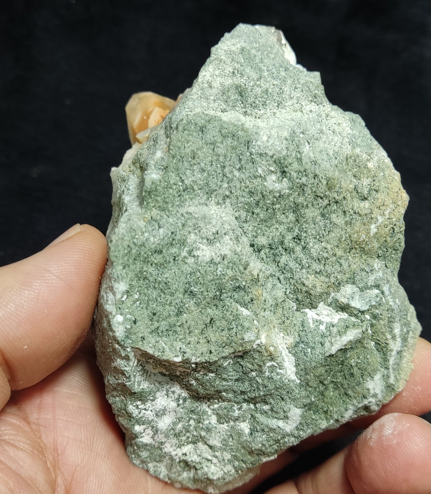 Natural Amphibole Quartz Cluster 327 grams