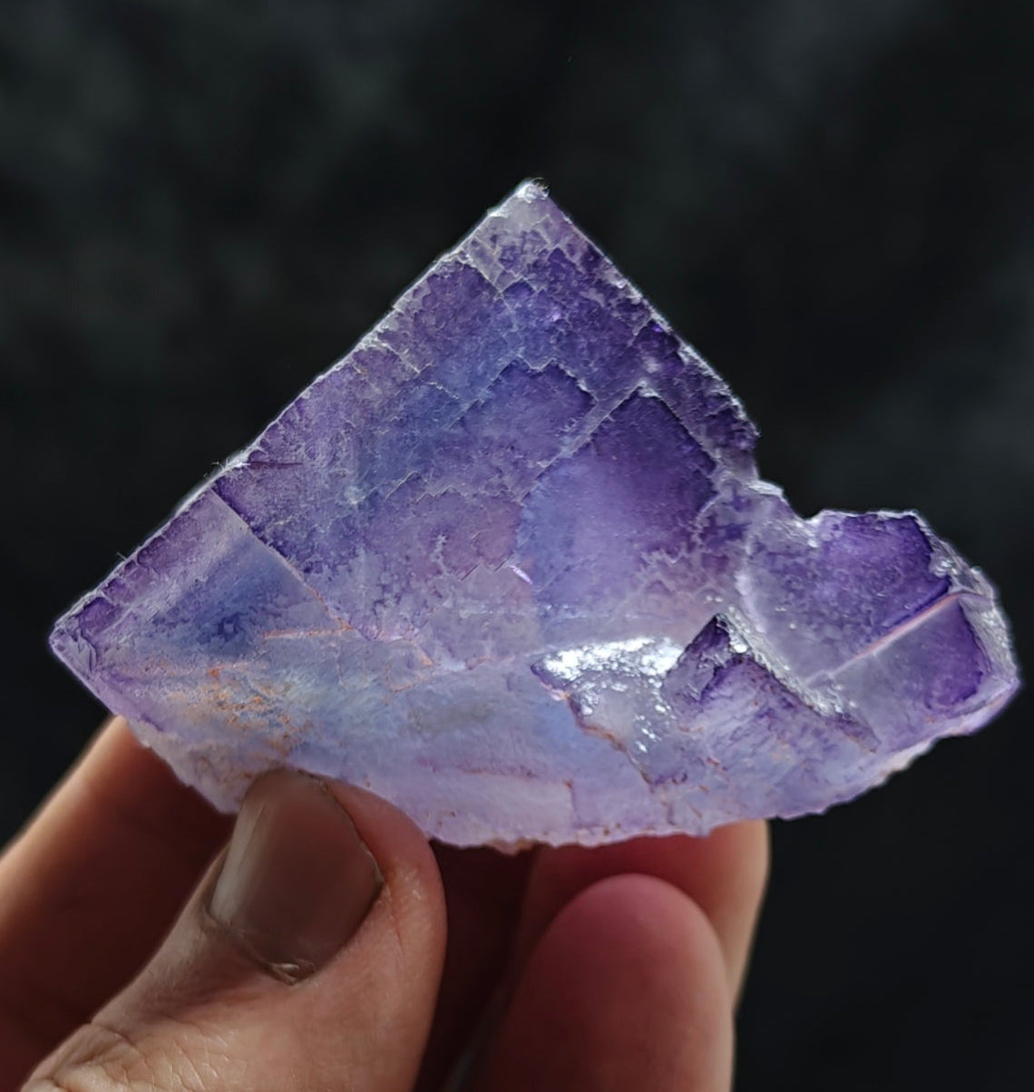 Natural Purple Fluorite Specimen 105 grams