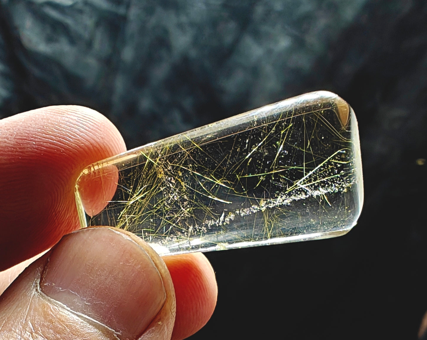 Golden Rutile Included Quartz – Polished Freeform 10 grams