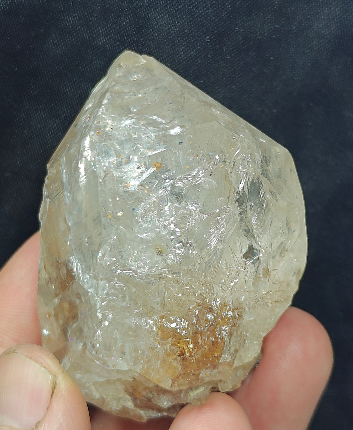 Rutile included quartz Crystal 135 grams