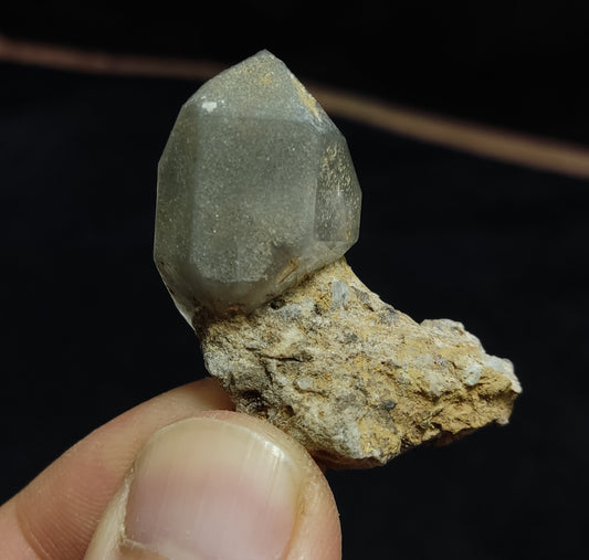Natural Double Terminated Phantom Quartz on Matrix 18 grams